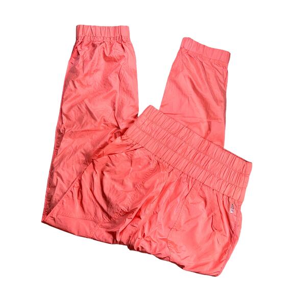 Free People Movement the Way Home Swishy Joggers - Orange - sz M - J - Picture 1 of 7